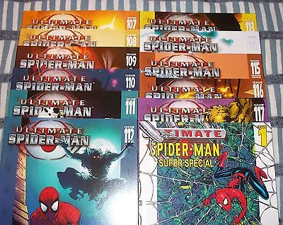 Buy ULTIMATE SPIDER-MAN Comics #107-117 Complete Run From 2007 In Nice Con. • 27.96£