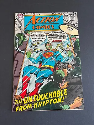 Buy Action Comics #364 - Superman Contracts Virus-X, Neal Adams Cover (DC, 1968) VF • 20.52£