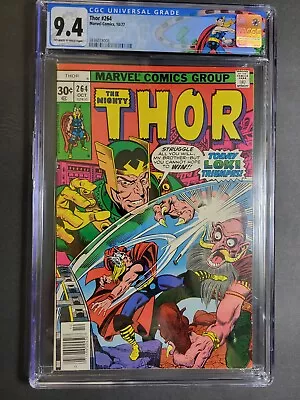 Buy Thor #264 Cgc 9.4 Loki Len Wein Walt Simonson Tony Dezuniga 1977 • 40.12£