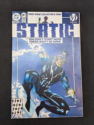 Buy Static #1 DC Milestone Cowan Variant Cover B 1993 (1ST Appearance Static Shock) • 52.99£