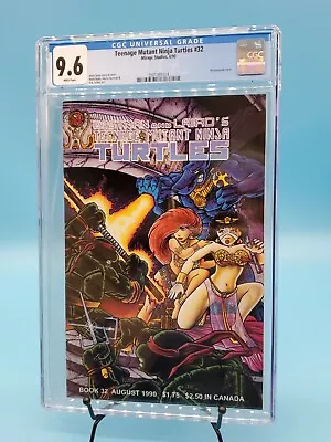 Buy Cgc 9.6 Teenage Mutant Ninja Turtles #32 Mirage Studios 8/90 Wraparound Cover • 79.91£