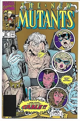 Buy The New Mutants #87 Vf+ 8.5 Second Printing Modern Age Marvel! First Cable! • 15.93£
