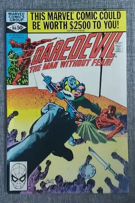 Buy Daredevil #166 (Marvel Comics 1980) VF+ Frank Miller Gladiator High Grade • 15.98£