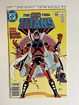 Buy The New Teen Titans #22 Dc 1982 Marvel Brother Blood 1st Cameo Of Backfire • 7.92£