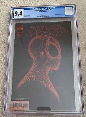 Buy AMAZING SPIDER-MAN #55~CGC 9.4 2nd Print Gleason  Variant~Spidey Label • 55£
