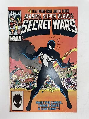 Buy Marvel Super-Heroes Secret Wars #8 1st Spider-Man Black Costume Marvel 1984 MCU • 110.68£