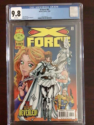 Buy CGC 9.8 X-Force 61 X-Men White Pages • 59.96£
