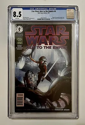 Buy Star Wars Heir To The Empire 4 CGC 8.5 ACTUAL NEWSSTAND ! First Cover Mara Jade • 59.37£