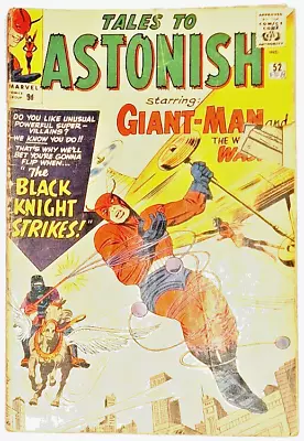 Buy Tales To Astonish 52 Marvel Silver Age 1964 1st App & Origin Of Black Knight • 74.99£