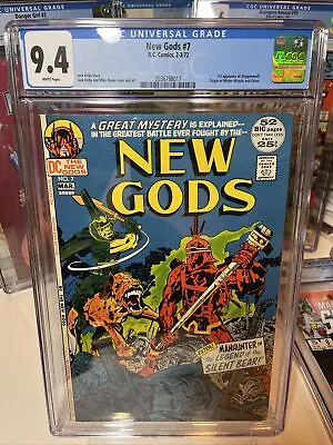 Buy New Gods #7 CGC GRADED 9.4 -origin M. Miracle And Orion- 1st App. Of Steppenwolf • 200.14£
