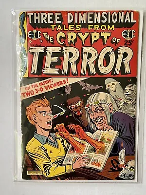Buy 3-d Tales From The Crypt Of Terror # 2 1954 Glasses Attached Rare Htf Ec Look 3d • 1,005.35£