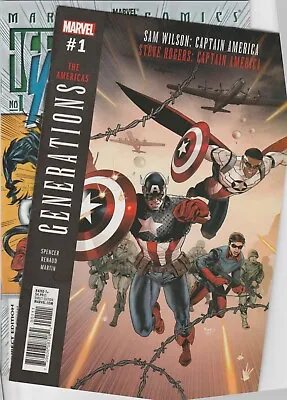 Buy Marvel  Generations 1 2017 Sam Wilson Captain America + Young Allies 1 2000 • 4.44£