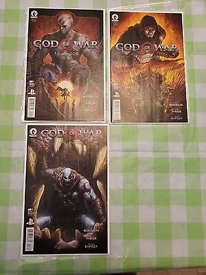 Buy GOD OF WAR FALLEN GOD 1 2 3 2020 DARK HORSE Comics Lot Run Set 1-3  • 39.53£