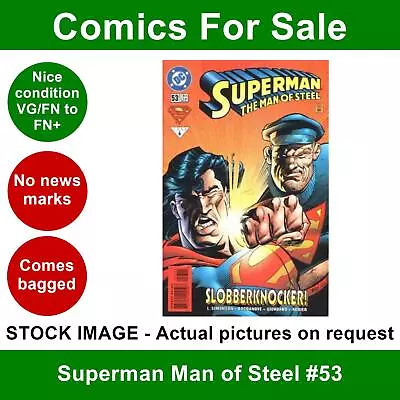 Buy DC Superman Man Of Steel #53 Comic - VG/FN+ 01 February 1996 • 3.99£