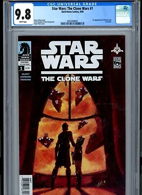 Buy CGC 9.8 Star Wars: The Clone Wars #1 1st App Ahsoka Tano In Comics • 1,394.14£