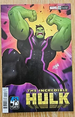 Buy Incredible Hulk #12 David Nakayama Black Costume Variant • 9.47£