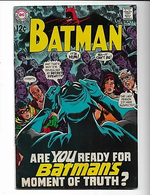Buy Batman 211 - F 6.0 - Alfred Pennyworth - Robin - Commissioner Gordon (1969) • 30.37£