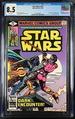 Buy Star Wars (1977) #29 CGC 8.5 White Pages, Darth Vader, 1st App Of Tyler Lucian • 32.17£