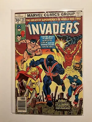 Buy Invaders 20 Very Good+ Vg+ 4.5 Marvel • 7.99£
