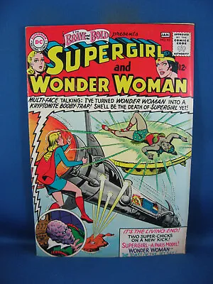 Buy Brave And Bold 63 F+  Supergirl Wonder Woman  Dc 1965 • 32.14£