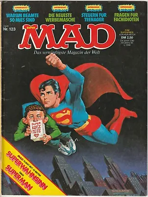 Buy MAD #123 Super Madness About Superman, Williams COMIC BOOK Z2 *Humor & Satire • 6.88£