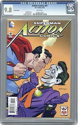 Buy Action Comics #41B Joker Variant CGC 9.8 2015 1269631002 • 41.90£