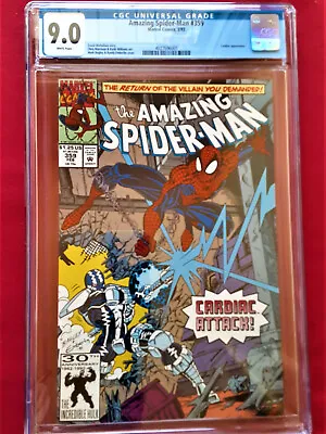 Buy Amazing Spider-Man #359*CGC Grade 9.0 VF/NM**Page Quality WHITE**Cardiac Appears • 27.60£
