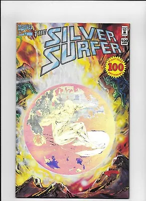 Buy Silver Surfer # 100  N Mint 1995 Hologram Cover 1st Print • 14.95£