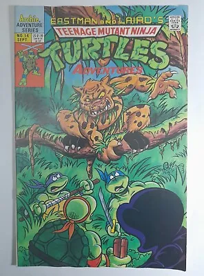 Buy 1990 Teenage Mutant Ninja Turtles Adventures 14 VF.First App. Jagwar.Archie Com • 21.37£