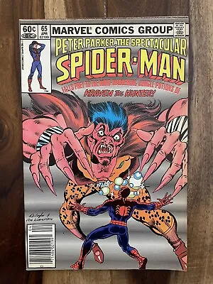Buy Spectacular Spider-man #65-kraven The Hunter-2nd Appearance Of Calypso Vf+ 8.5 • 5.56£