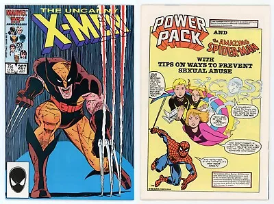 Buy Uncanny X-Men #207 (VF+ 8.5) Iconic Wolverine Romita Jr Cover Art 1986 Marvel • 16.08£