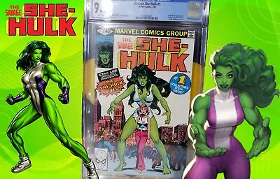 Buy Savage She-Hulk # 1 Newsstand CGC 9.2 Marvel 02/80 Origin And 1st App She-Hulk • 90.67£