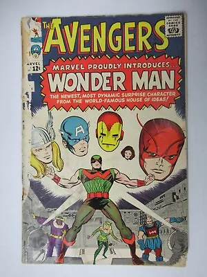 Buy 1964 Marvel Comics Avengers #9 1st Wonder Man .. SERIOUSLY ROUGH • 79.39£