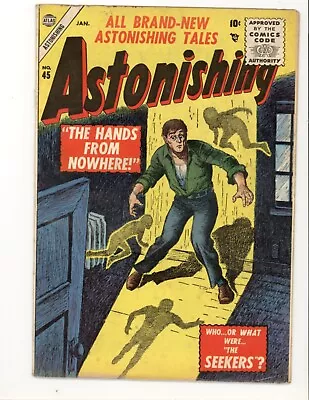 Buy Astonishing Tales 45 F/F+ Fine/Fine+  Atlas Horror Sci-Fi 1956 • 131.91£