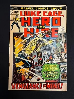 Buy Marvel Comics Luke Cage, Hero For Hire #2 Comic Book 1st Claire Temple 1972 • 16.04£