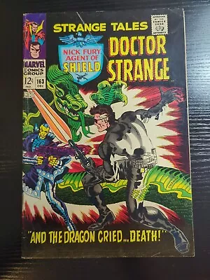 Buy Strange Tales 163 (1967,Marvel) 1st Appearance Of Agent Clay Quartermain Vg+/F • 7.99£