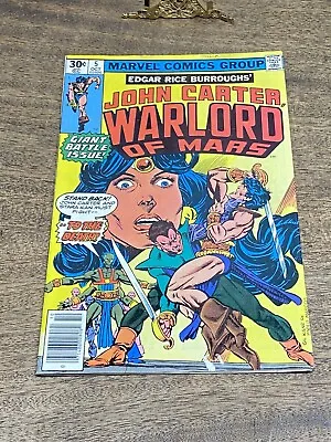 Buy Marvel Comics John Carter Warlord Of Mars October 1977 VOL#1 NO#5 Comic Book 2 • 9.56£