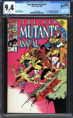 Buy New Mutants Annual #2 Cgc 9.4 White Pages // Marvel Comics 1987 Id: 52976 • 102.78£