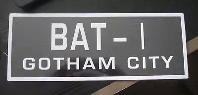 Buy Bat-1 Gotham City (Batman) Tin Plate Sign 37x14cm • 2.50£