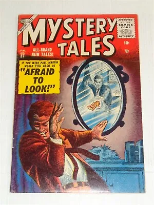 Buy Mystery Tales #37 Fn- (5.5) January 1956 Marvel Atlas Comics ** • 99.99£