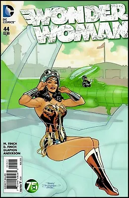 Buy WONDER WOMAN #44 GREEN LANTERN 75th ANNIVERSARY VARIANT DC NEW 52 NM COMIC BOOK • 4.79£