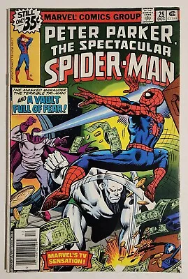 Buy The Spectacular Spider-Man #25 (1978, Marvel) FN/VF 1st App Of Carrion • 5.68£