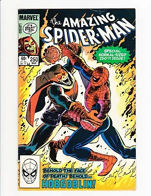 Buy The Amazing Spider-Man 250  Confessions!  (Marvel March 1984 FN+) • 15.85£