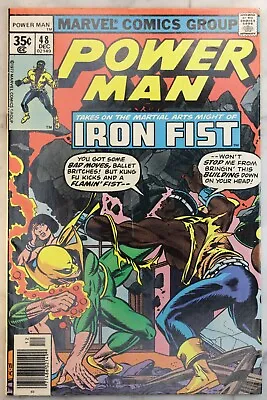 Buy POWER MAN #48 Iron Fist 1st Meeting John Byrne  Marvel Comics 1977 VF- • 20.15£
