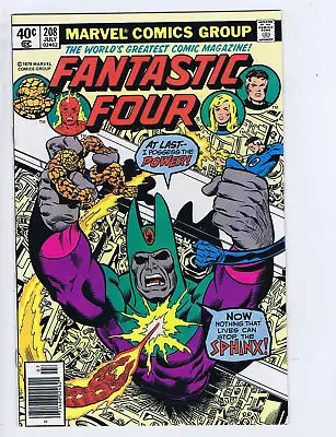 Buy Fantastic Four #208 Marvel 1979 The Power Of The Sphinx ! • 14.39£
