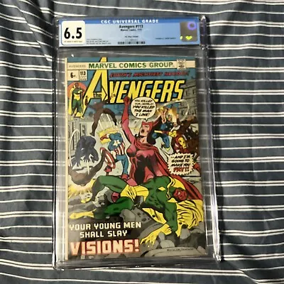 Buy Avengers #113 - Cgc 6.5 - Mantis - Suicide Bombers - Vision - 3817539017 • 51.97£