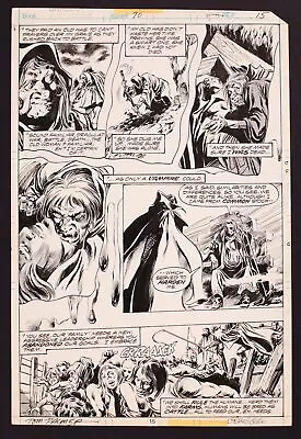Buy Original Art From Tomb Of Dracula #70 (1979) Pg 15 By Gene Colan & Tom Palmer • 1,798.20£