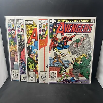 Buy Marvel Avengers Comic Book Lot Of 5 Issue #’s 222 224 225 226 & 228 (B15)(25) • 14.24£