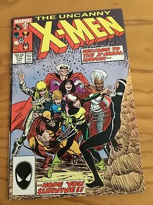 Buy Uncanny X-men #219 July 1987 • 3.50£