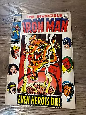 Buy Invincible Iron Man #18 - Marvel Comics - 1969 • 14.95£